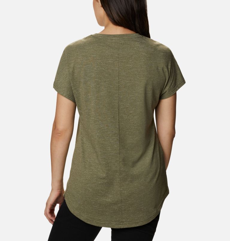 Thumbnail: Women's Cades Cape T-Shirt, Color: Stone Green, image 2