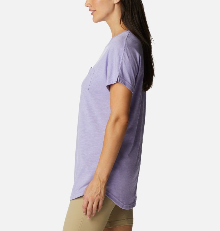 Thumbnail: Women's Cades Cape T-Shirt, Color: Frosted Purple, image 3