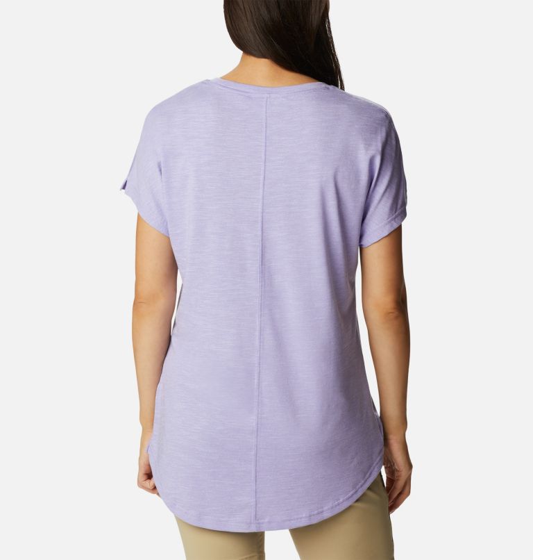 Women's Cades Cape T-Shirt, Color: Frosted Purple, image 2