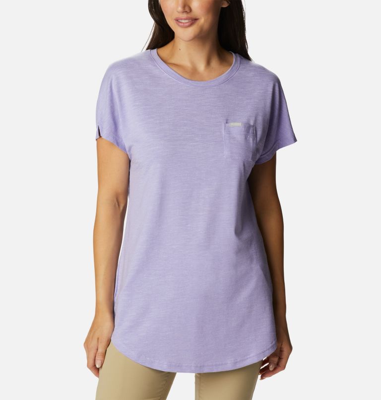 Thumbnail: Women's Cades Cape T-Shirt, Color: Frosted Purple, image 1