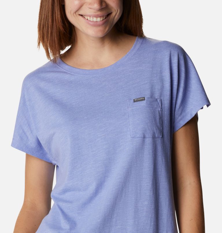 Thumbnail: T-shirt Cades Cape pour femme, Color: Serenity, image 4
