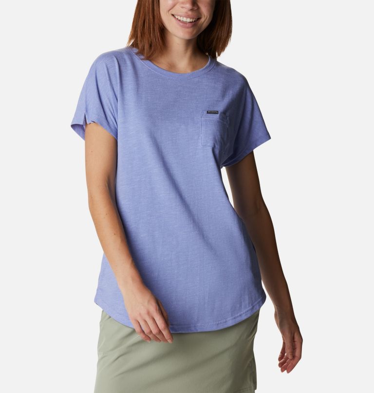 Thumbnail: Women's Cades Cape T-Shirt, Color: Serenity, image 5
