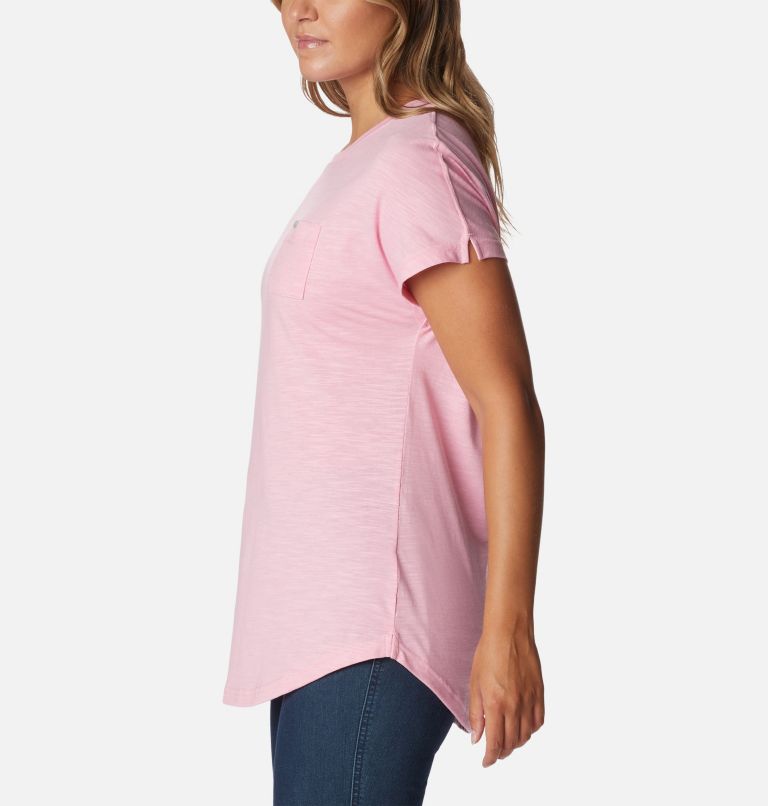 Women's Cades Cape T-Shirt, Color: Wild Rose, image 3