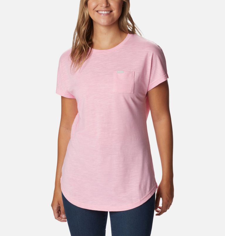 Women's Cades Cape T-Shirt, Color: Wild Rose, image 1