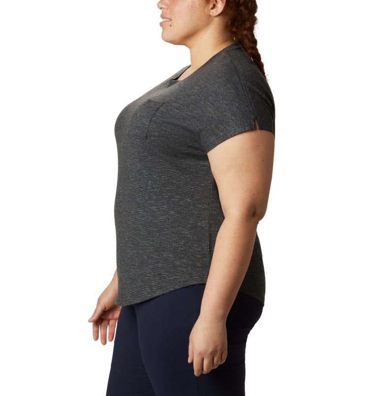 Thumbnail: Women's Cades Cape T-Shirt - Plus Size, Color: Black, image 3