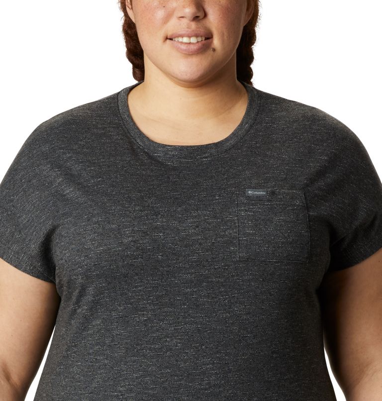 Women's Cades Cape T-Shirt - Plus Size, Color: Black, image 4