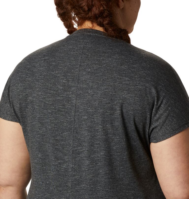 Thumbnail: Women's Cades Cape T-Shirt - Plus Size, Color: Black, image 5