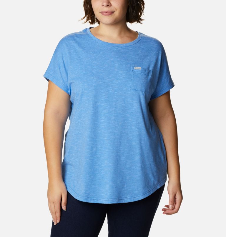 T-shirt Cades Cape pour femme – Grandes tailles, Color: Harbor Blue, image 7