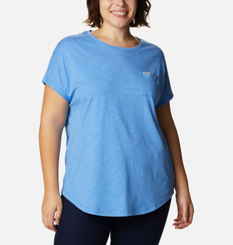 T-shirt Cades Cape pour femme – Grandes tailles, Color: Harbor Blue, image 1