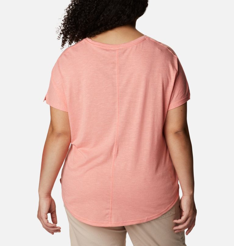 Women's Cades Cape T-Shirt - Plus Size, Color: Coral Reef, image 2