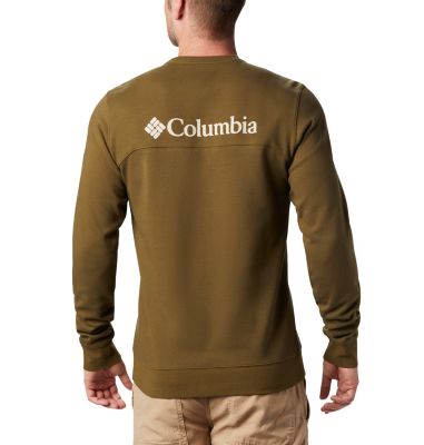 Sweat Columbia Lodge&trade; Homme Columbia Lodge&trade; Dbl Knit Sweatshirt | 030 | L, New Olive, Fossil, back