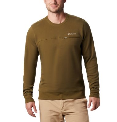 Sweat Columbia Lodge&trade; Homme Columbia Lodge&trade; Dbl Knit Sweatshirt | 030 | L, New Olive, Fossil, front