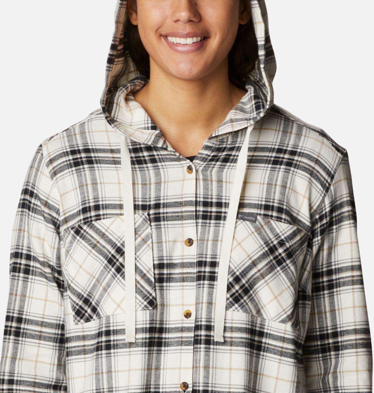 Chemise manches longues extensible à capuchon Anytime™ Stretch pour femme 4