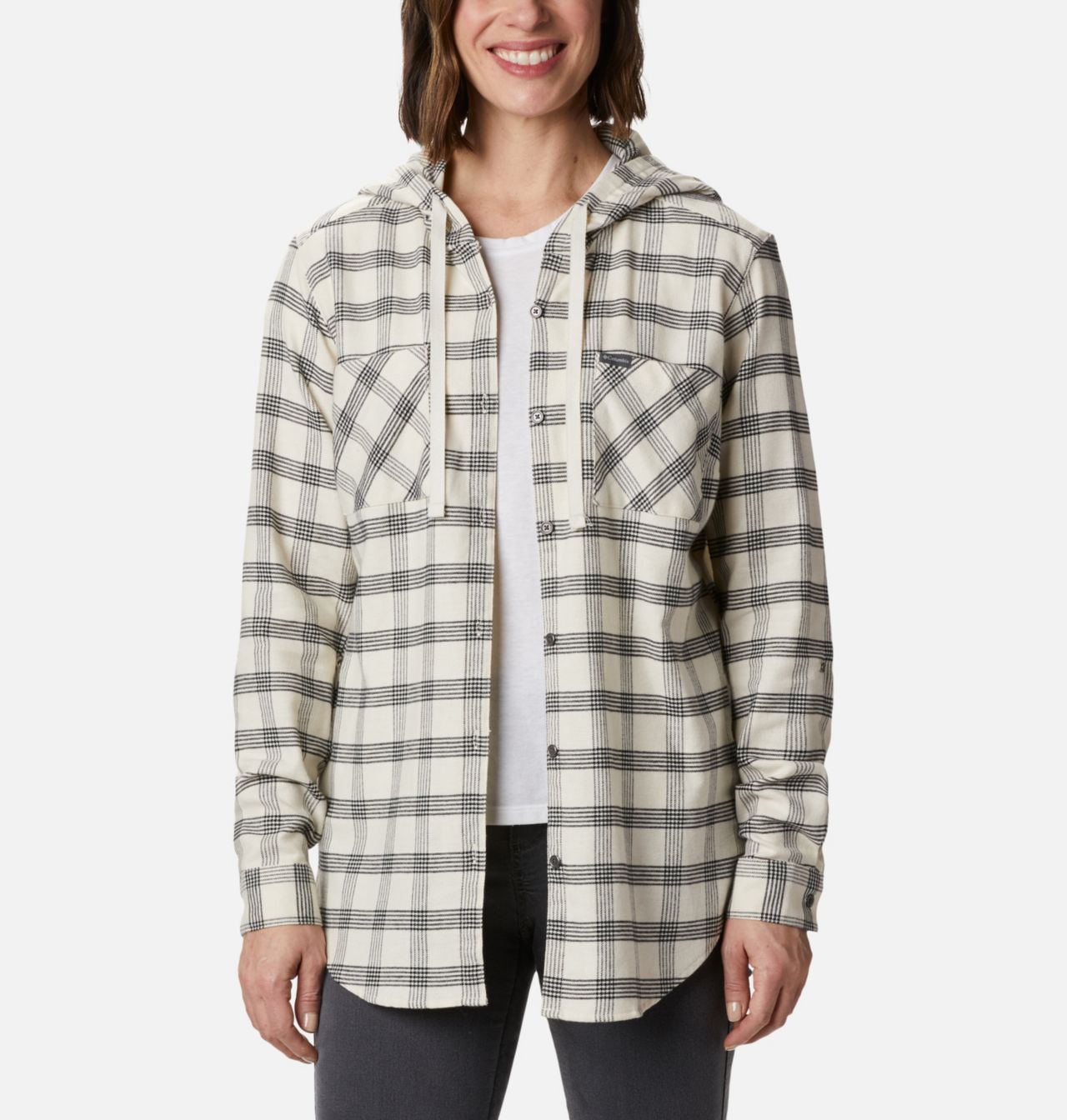 Women's Anytime™ Stretch Hooded Long Sleeve Shirt 1