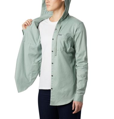 columbia hooded shirt