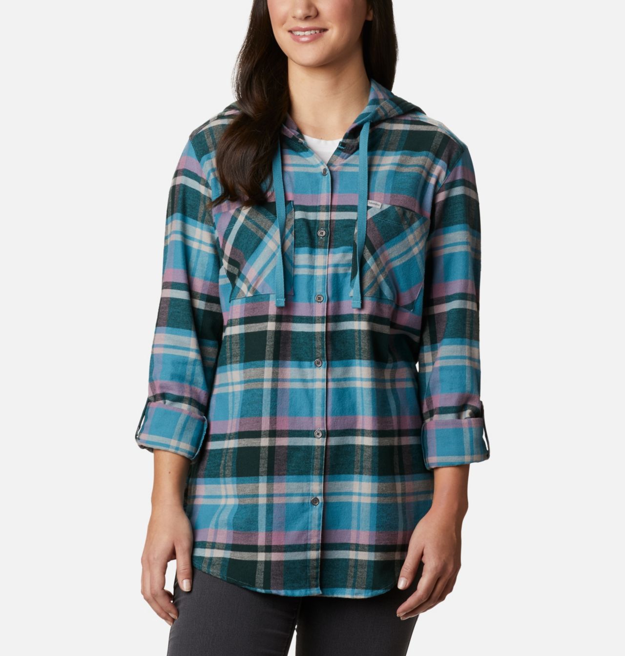 Women's Anytime™ Stretch Hooded Long Sleeve Shirt 6