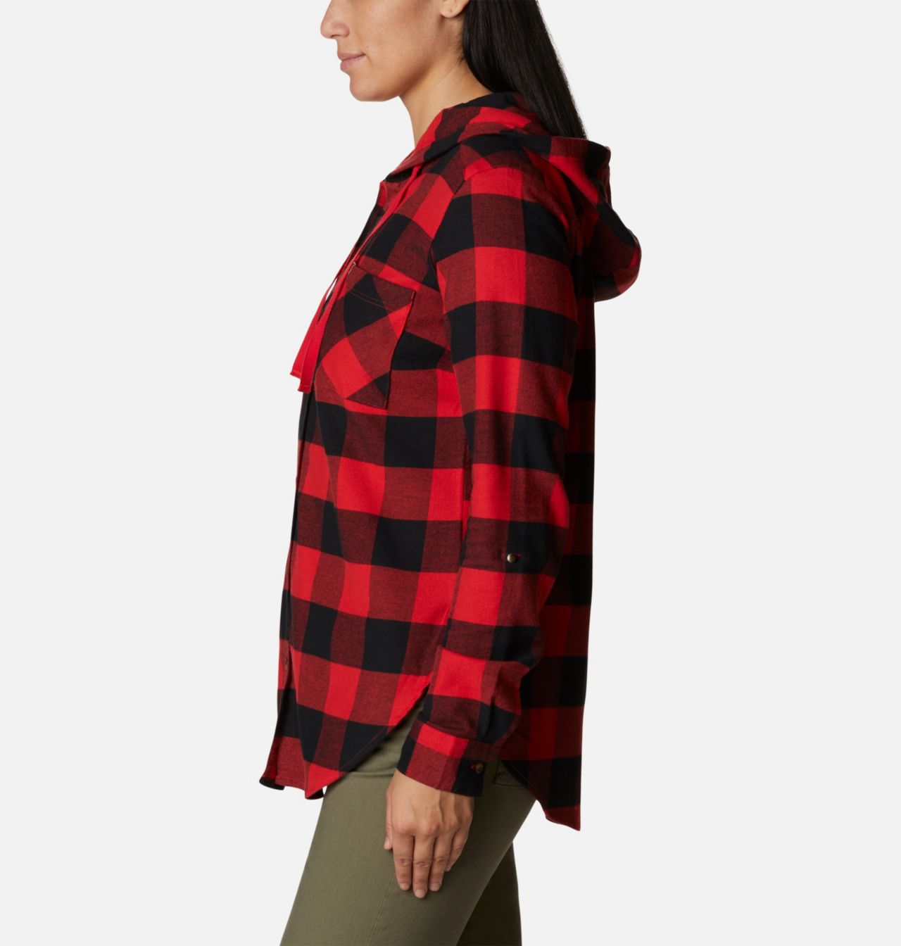 Chemise manches longues extensible à capuchon Anytime™ Stretch pour femme 3
