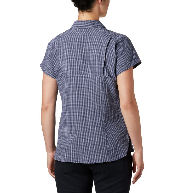 Chemise originale à manches courtes Silver Ridge pour femme, Color: New Moon Seersucker, image 2