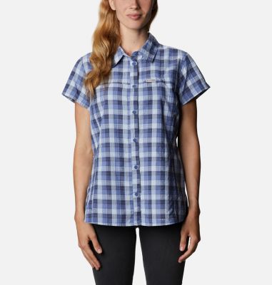 Chemise Manches Courtes Silver Ridge&trade; Novelty Femme Silver Ridge&trade; Novelty SS Shirt | 100 | XS, Velvet Cove Gingham, front