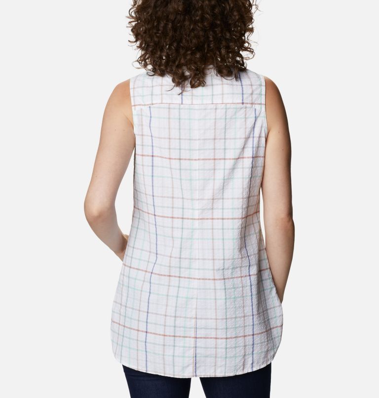 Tunique originale Silver Ridge pour femme, Color: Mint Cay Windowpane, image 2
