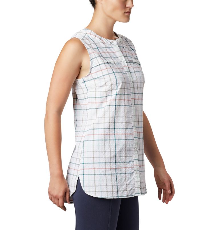 Tunique originale Silver Ridge pour femme, Color: Light Mint Windowpane, image 5