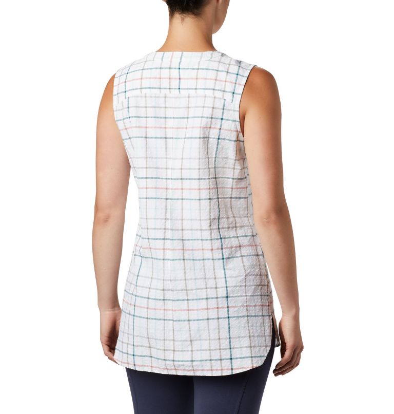Tunique originale Silver Ridge pour femme, Color: Light Mint Windowpane, image 2