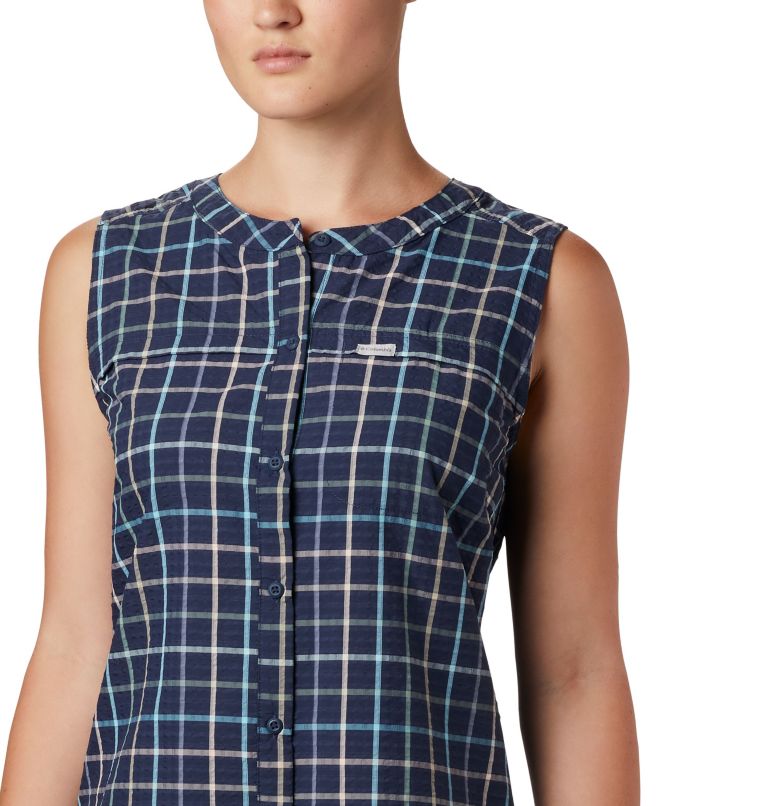 Tunique originale Silver Ridge pour femme, Color: Nocturnal Windowpane, image 5