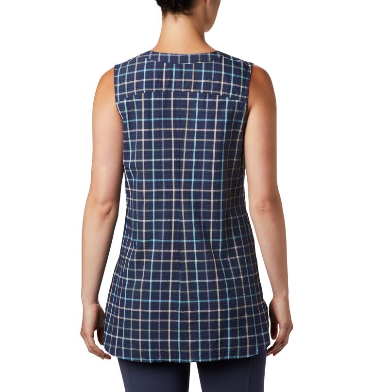 Tunique originale Silver Ridge pour femme, Color: Nocturnal Windowpane, image 2