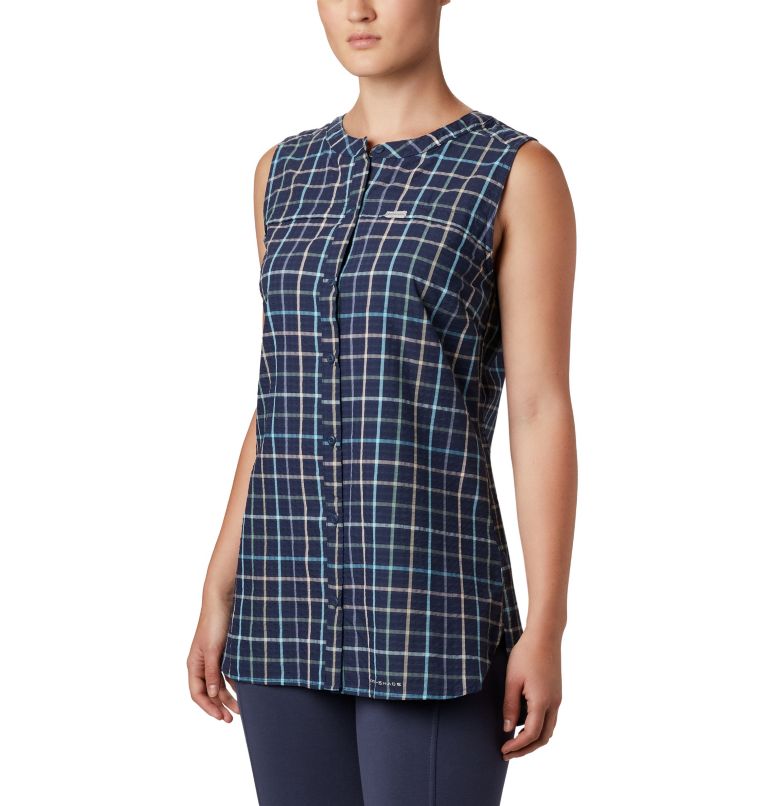 Tunique originale Silver Ridge pour femme, Color: Nocturnal Windowpane, image 1