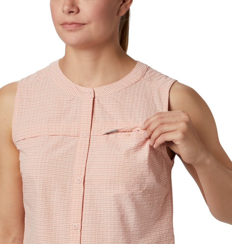 Tunique originale Silver Ridge pour femme, Color: Peach Cloud Seersucker, image 4