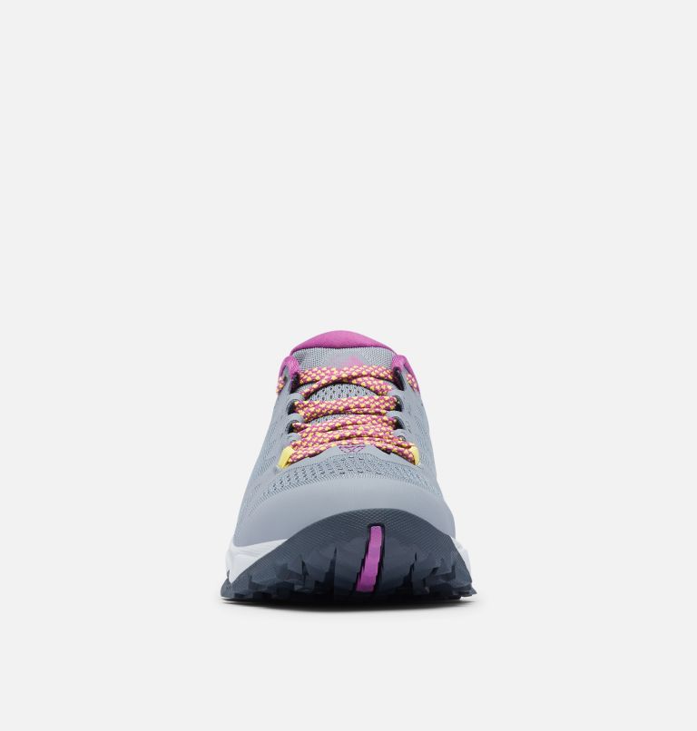 Women's Trans Alps F.K.T. III Trail Running Shoe, Color: Grey Ash, Berry Jam