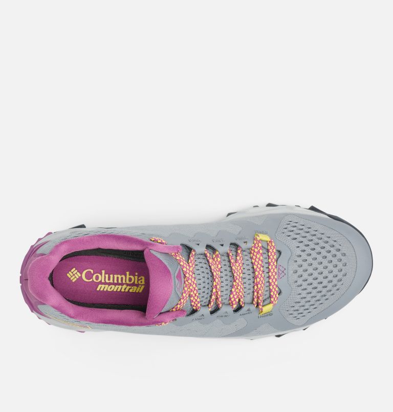 Women's Trans Alps F.K.T. III Trail Running Shoe, Color: Grey Ash, Berry Jam