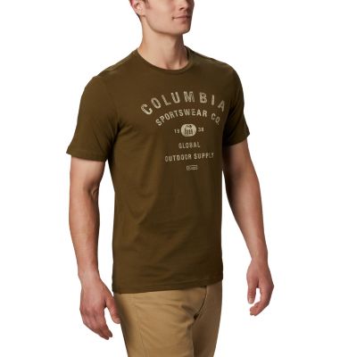 Men's Path Lake&trade; Graphic T-Shirt M Path Lake&trade; Graphic Tee | 011 | S, New Olive CSC Badge, front