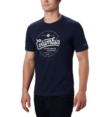 Men's Path Lake&trade; Graphic T-Shirt M Path Lake&trade; Graphic Tee | 011 | S, Collegiate Navy Round Bound, front