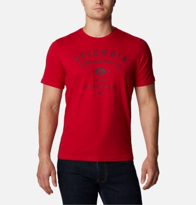 Men's Path Lake&trade; Graphic T-Shirt M Path Lake&trade; Graphic Tee | 011 | S, Mountain Red CSC Badge, front