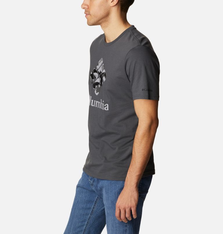 Thumbnail: Men's Rapid Ridge Graphic T-Shirt - Tall, Color: Shark, CSC Camo Graphic, image 3