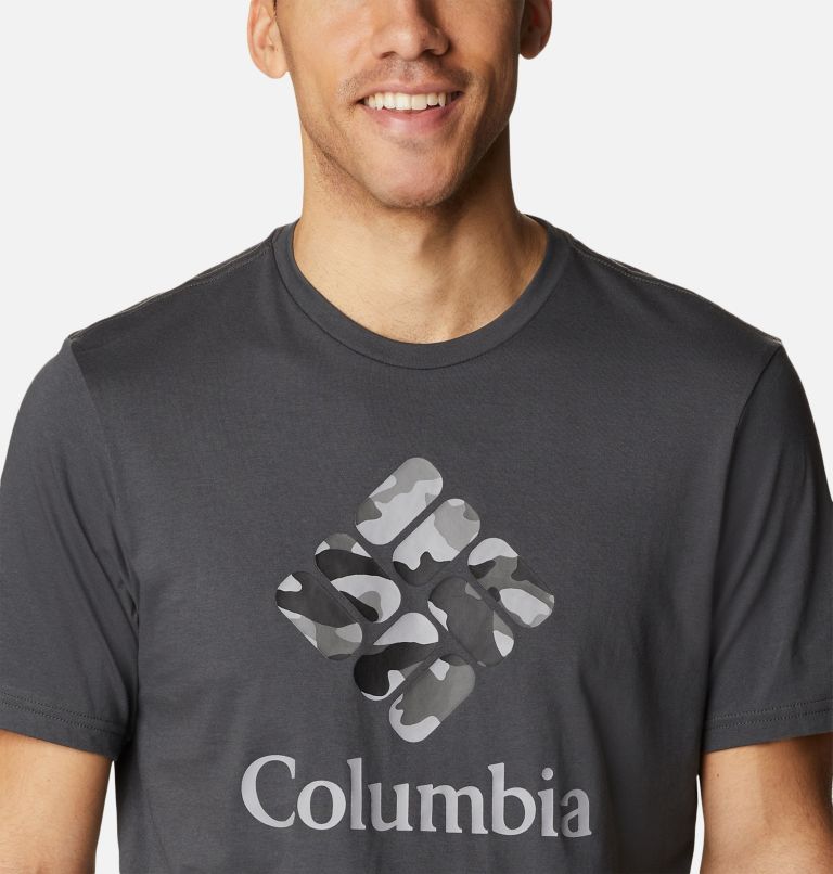 Men's Rapid Ridge Graphic T-Shirt - Tall, Color: Shark, CSC Camo Graphic, image 4