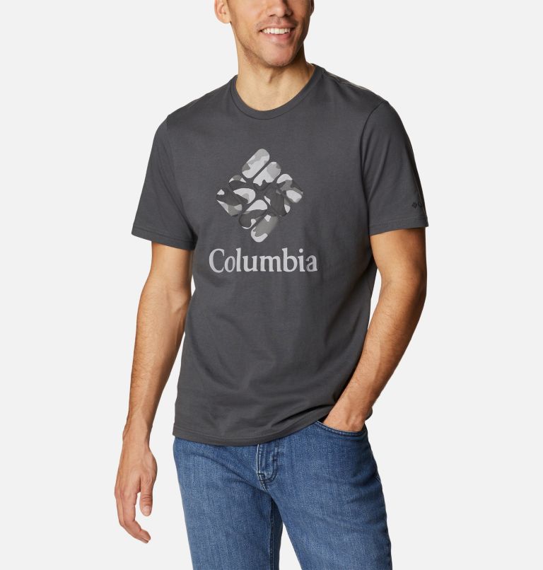 Thumbnail: Men's Rapid Ridge Graphic T-Shirt - Tall, Color: Shark, CSC Camo Graphic, image 5