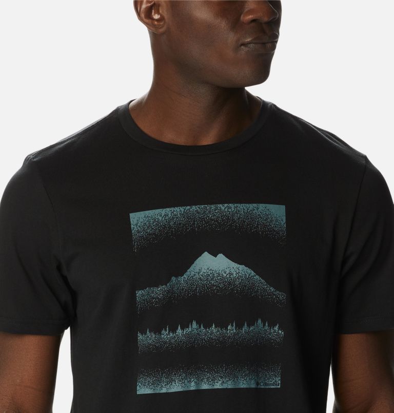 T-shirt imprimé Rapid Ridge pour homme, Color: Black, Stippled Hills, image 4
