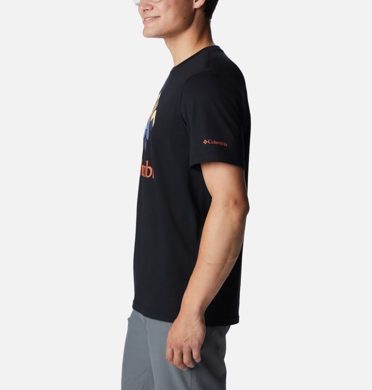 Thumbnail: T-shirt imprimé Rapid Ridge pour homme, Color: Black, Gemscape Graphic, image 3
