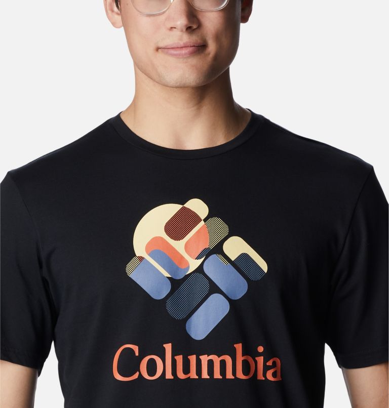 Men's Rapid Ridge Graphic T-Shirt, Color: Black, Gemscape Graphic, image 4