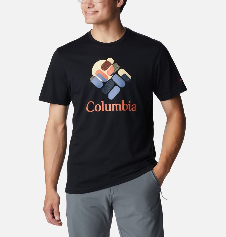 Thumbnail: T-shirt imprimé Rapid Ridge pour homme, Color: Black, Gemscape Graphic, image 1