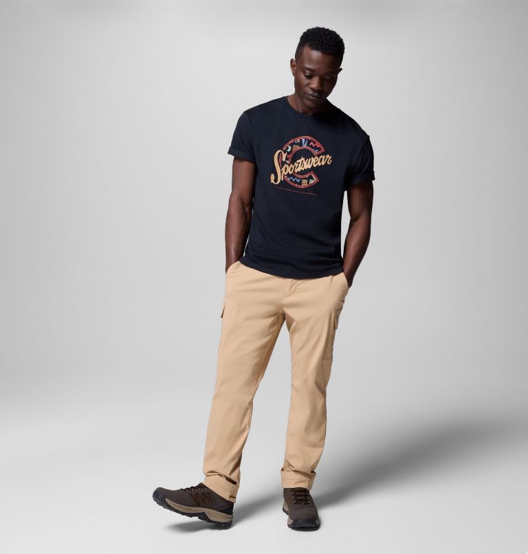 Rapid Ridge T-Shirt mit Print für Herren, Color: Black, C Sportswear Explorer, image 2