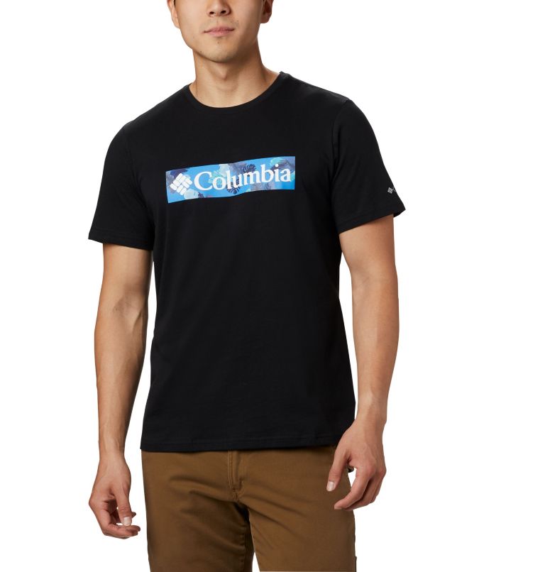 M Rapid Ridge Graphic Tee | 010 | M, Color: Black, White Framed Floral, image 1