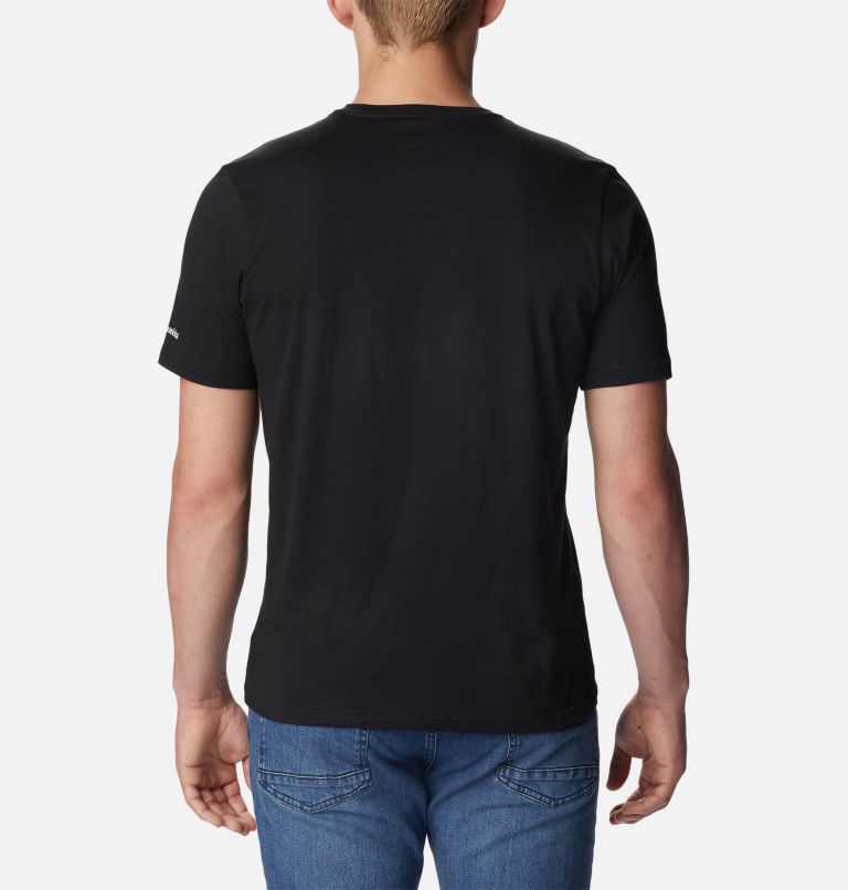 Thumbnail: Men's Rapid Ridge Graphic T-Shirt, Color: Black, Outdoor Park 2, image 2