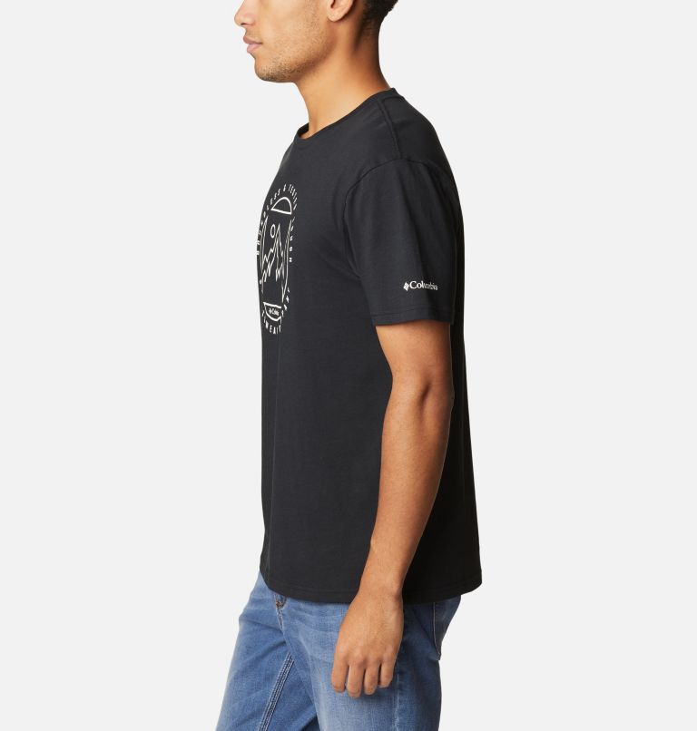 Camiseta Rapid Ridge para hombre, Color: Black, Boundless Graphic, image 3