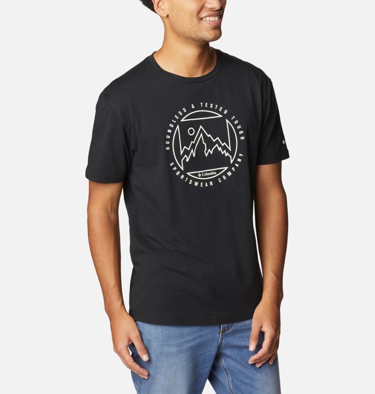 Thumbnail: Camiseta Rapid Ridge para hombre, Color: Black, Boundless Graphic, image 5