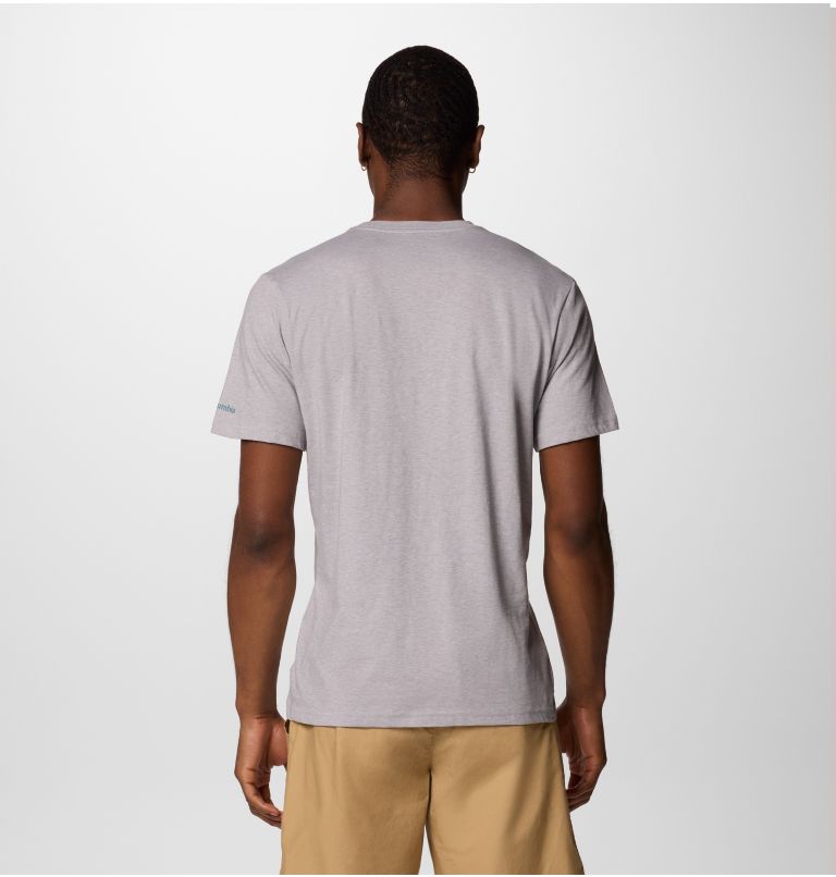 Men's Rapid Ridge Graphic Tee, Color: Columbia Grey Hthr, C Sportswear Explore, image 2