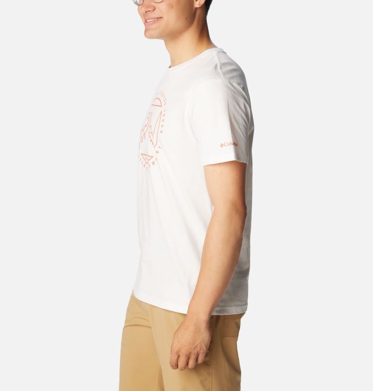 Camiseta Rapid Ridge para hombre, Color: White, Boundless Graphic, image 3