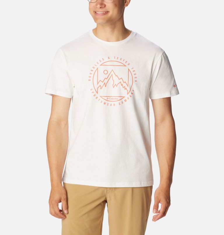 Thumbnail: Camiseta Rapid Ridge para hombre, Color: White, Boundless Graphic, image 1